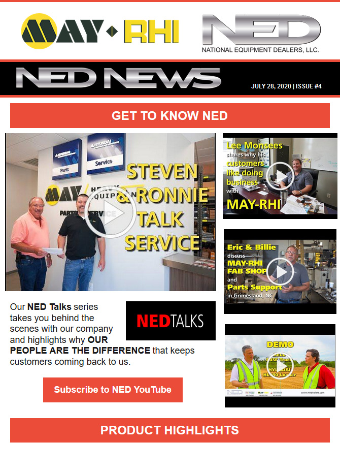 NED Newsletter July 2020 Vol 4