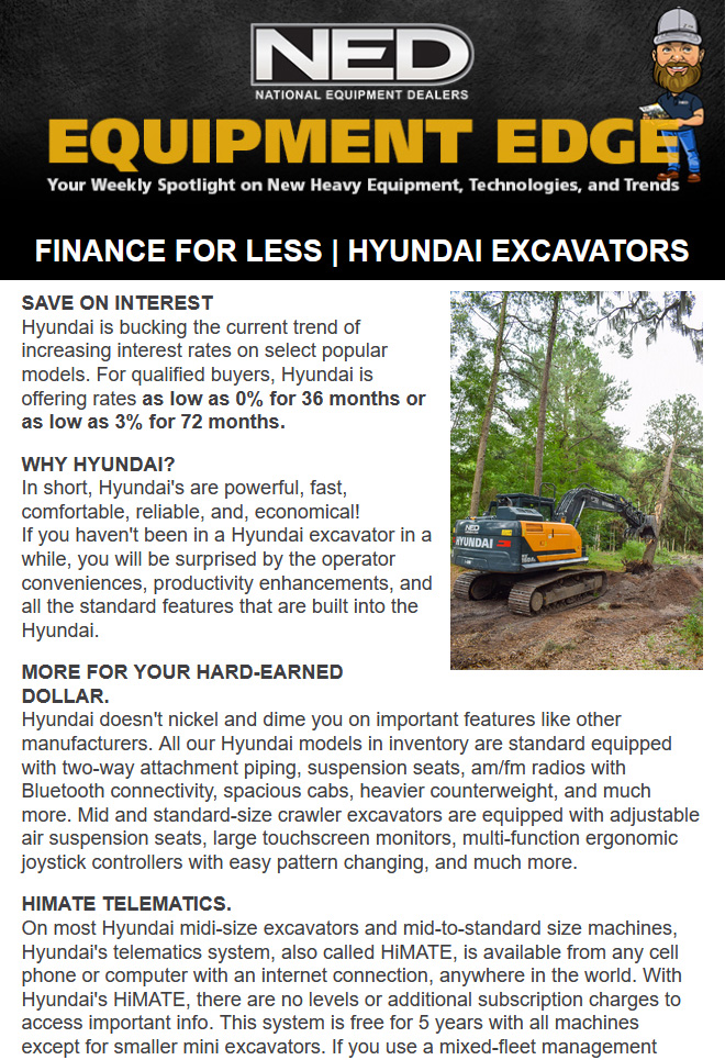 NED Equipment Edge - HYUNDAI Financing Incentives -June 8, 2023