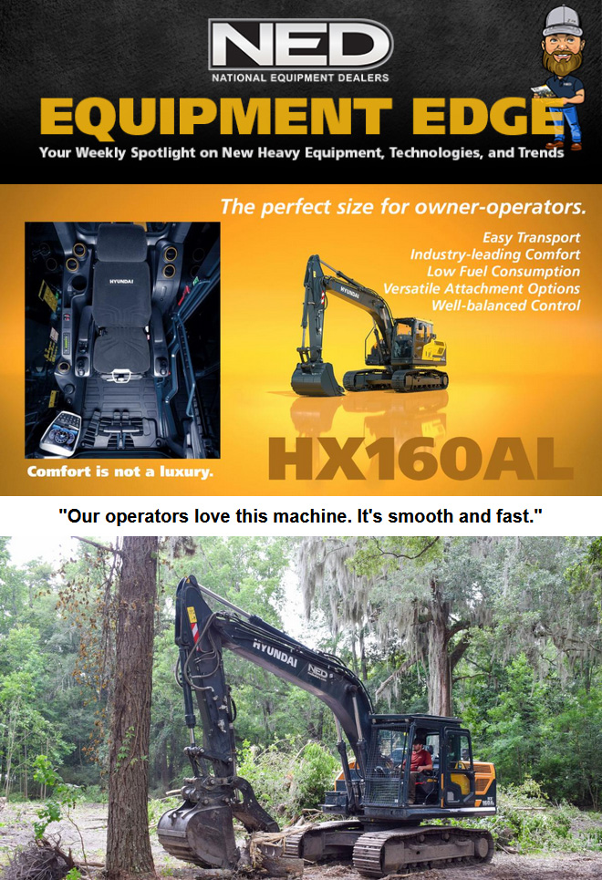 NED Equipment Edge - Hyundai HX160AL - August 3, 2023