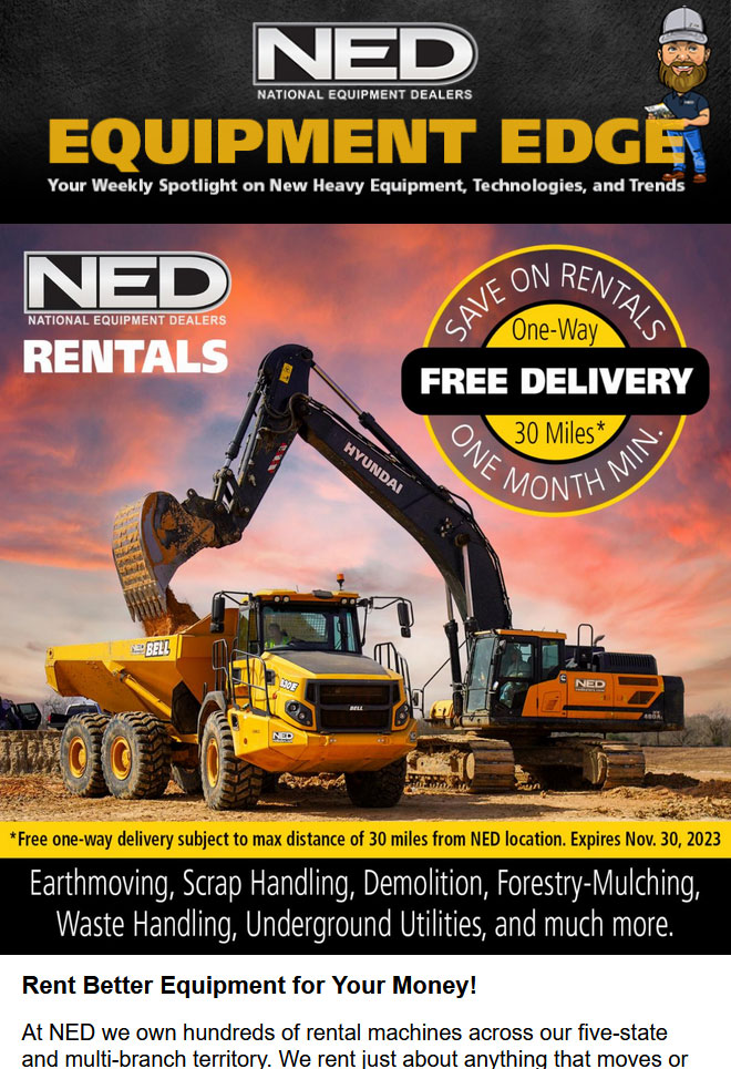 NED Equipment Edge - NED Rentals October 27, 2023