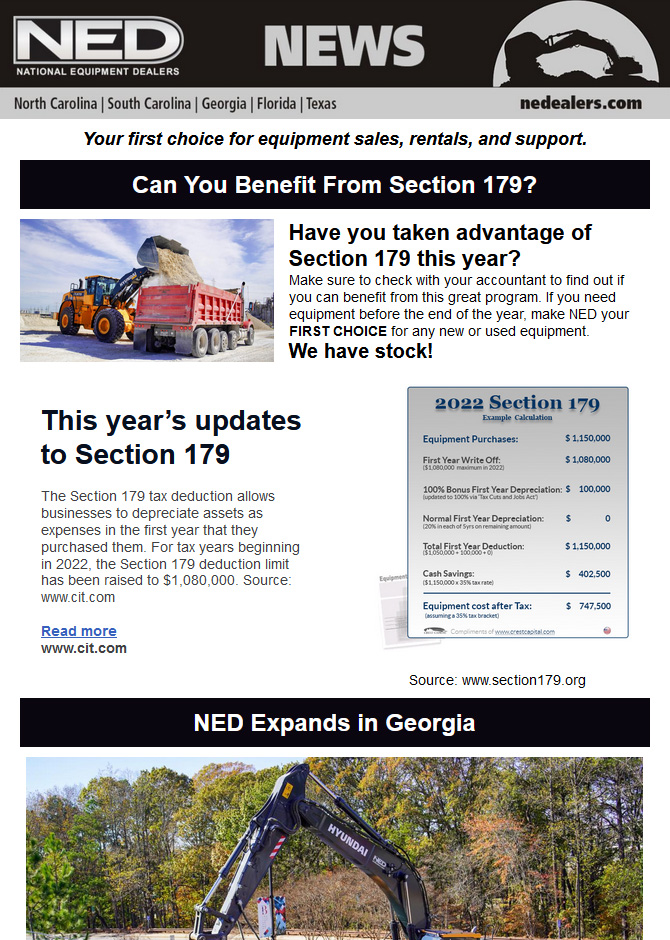 NED Newsletter, Vol 20, November 2022