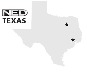 NED Locations in Texas